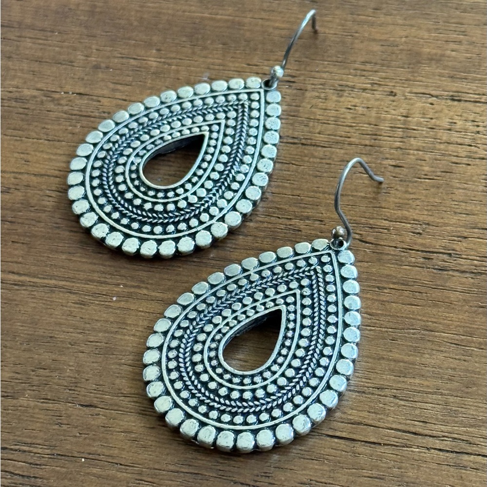 Gorgeous Silver Plated Hobo Earrings! - Picture 4 of 4